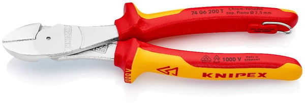 KNIPEX - Vinoleikkurit - eristetty