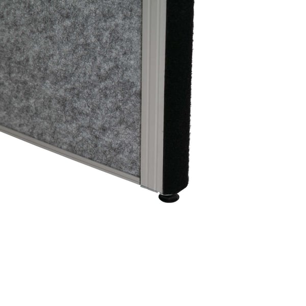 MAUL 9651695, Skillebrett, 1000 x 1820 mm, Felt, Aluminium, Grå, 1000 mm