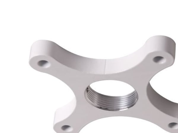 Chief Designer Ceiling Plate - For Display Mounts - White - Monteringskomponent (takplatta) - för projektor - vit - TAA-kompatibel