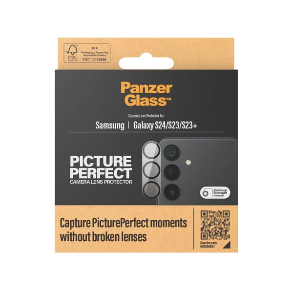 PanzerGlass™ | PicturePerfect - Objektiv beskyttelse for mobiltelefon | Galaxy S24/S23/S23+