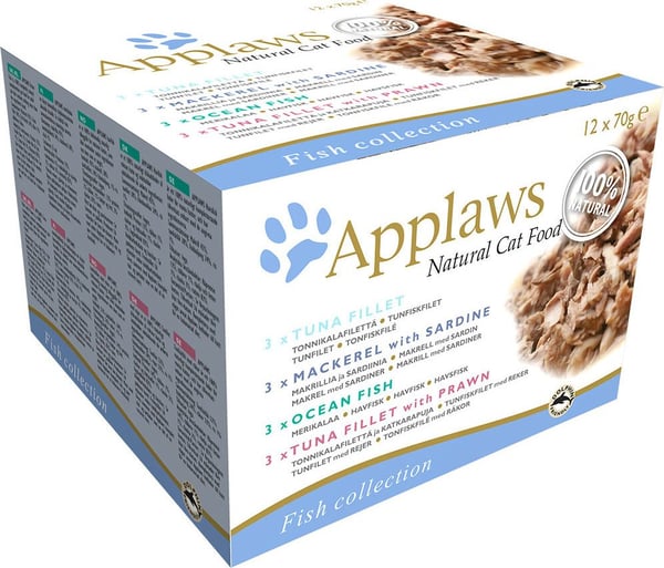 Applaws Dosen Fisch Collection Multipack, Voksen, Fisk, 70 g