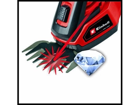 Einhell GE-CG 18/100 Li T-Solo, 10 cm, 20 cm, 8 mm, Musta, Punainen, 18 V, 700 g - SOLO