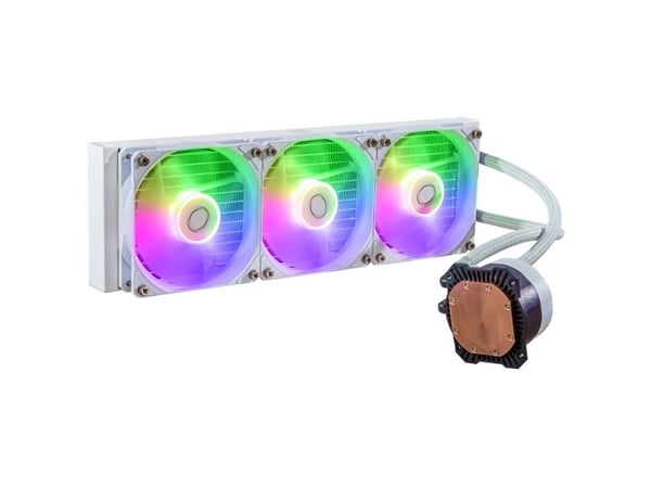Cooler Master MasterLiquid 360L Core CPU-vannkjøler 360 mm ARGB hvit