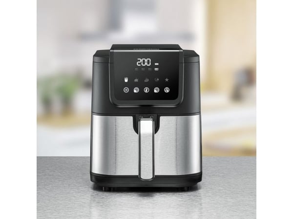 Rommelsbacher FRH 1500, varmluftsfritös, 5 L, 0,8 kg, 80 °C, 200 °C, 60 min.