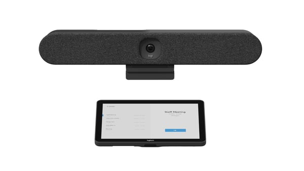 Logitech Rally Bar Huddle + Tap IP videokonferansesett 4K Ultra HD, grafitt