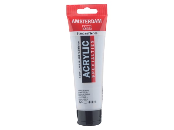 Amsterdamin standardisarjan akryyliputki 120 ml Pearl Blue 820