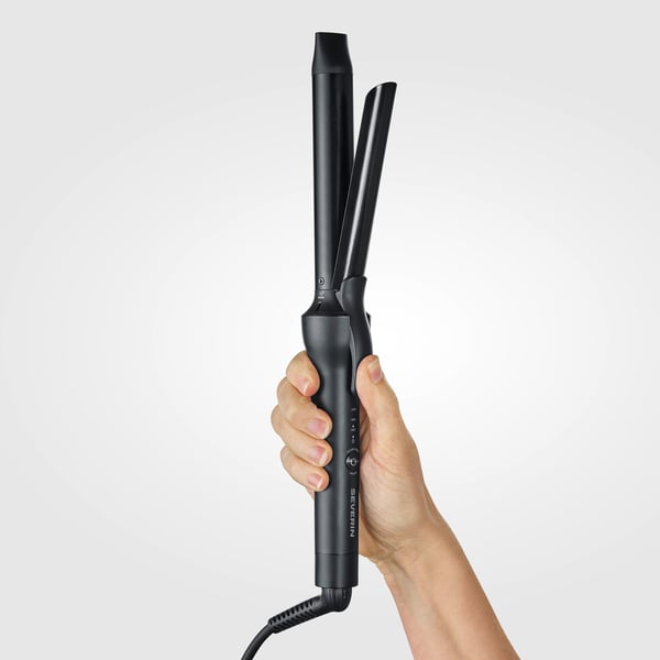 Severin LS 0822, Rettetang, Varm, 130 °C, 230 °C, Svart, Grå, 2,8 m