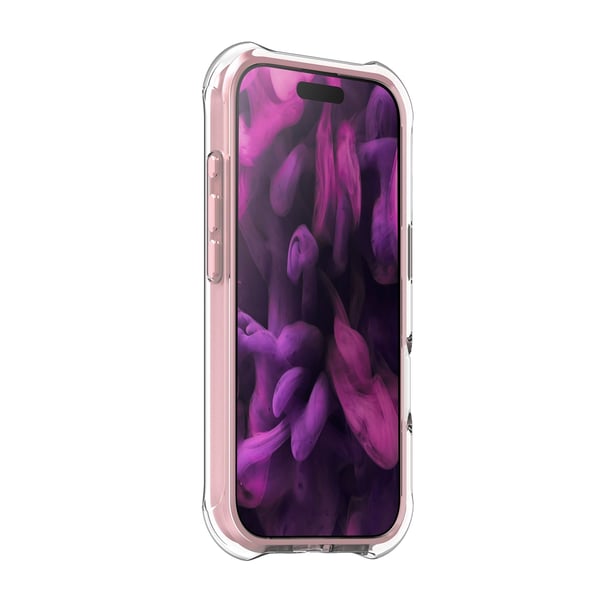 LAUT AERO PROTECT, Suojus, Apple, iPhone 17, 16 cm (6.3"), Vaaleanpunainen, Läpinäkyvä