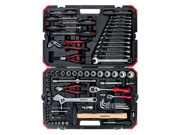 GEDORE red R46003100 hylsysarja 1/4 + 1/2, 100 osaa