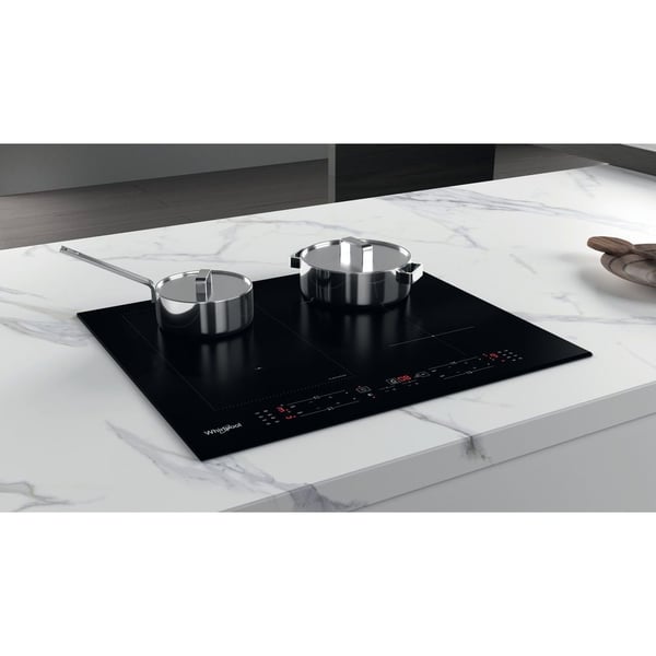 Whirlpool WL B1160 BF, Svart, Innebygget, 59 cm, Sonebasert induksjon, Glass, 4 zone(s)