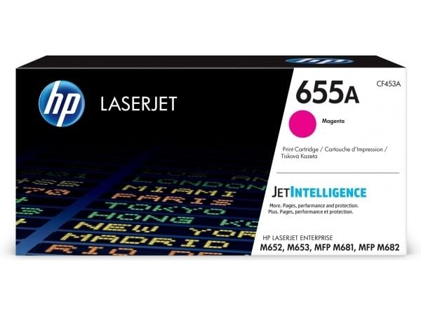 HP 655A alkuperäinen magenta LaserJet-värikasetti, 10500 sivua, Magenta, 1 kpl