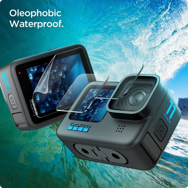Spigen HERO11 Black Screen Protector, Läpinäkyvä, GoPro HERO11 Black, Karkaistu lasi, 62 mm, 0,254 mm, 40,9 mm