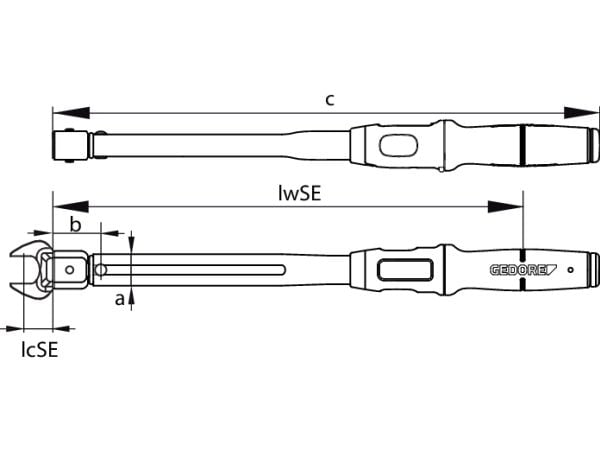 Gedore TF-SE200, Mekanisk