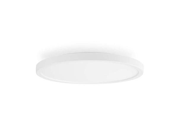 Nedis SmartLife - Innertakslampa - LED - 18 W (motsvarande 60 W) - klass F - RGB/varmt till kallt vitt ljus - 2700-6500 K - rund - vit