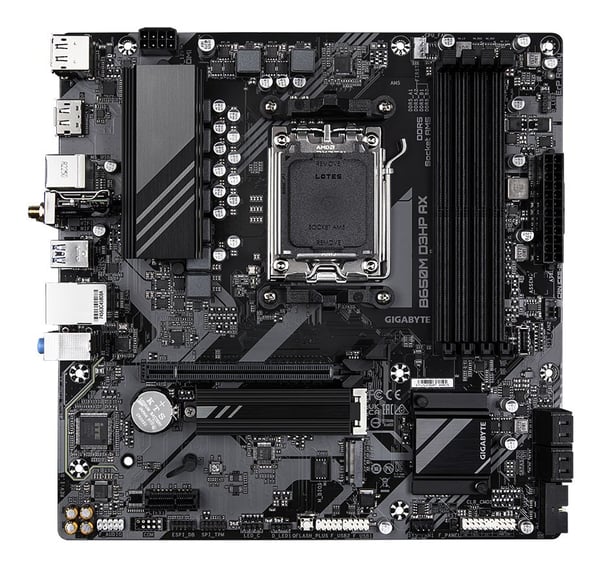 GIGABYTE B650M D3HP AX -emolevy, B650-piirisarja, AM5, micro ATX, DDR5