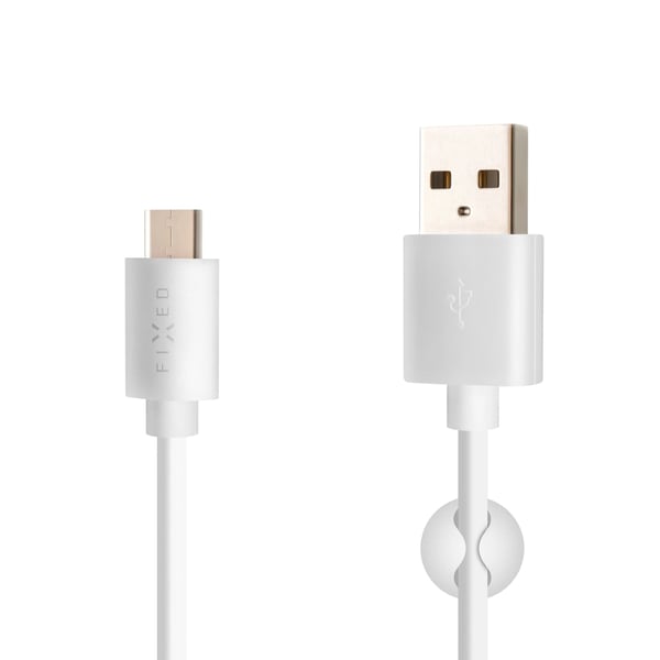 FIXED - USB-kabel - USB (hann) til USB-C (hann) - USB 2.0 - 3 A - 2 m - up to 480 Mbps - hvit