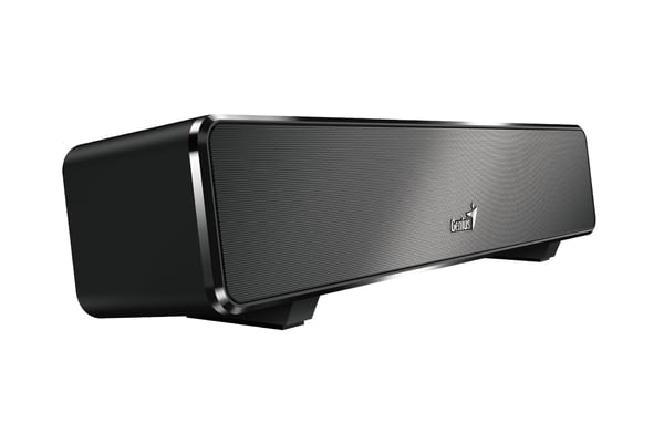 Genius USB SoundBar 100, 2.0 kanaler, 6 W, 6 W, 3 O, 5,08 cm (2"), Svart