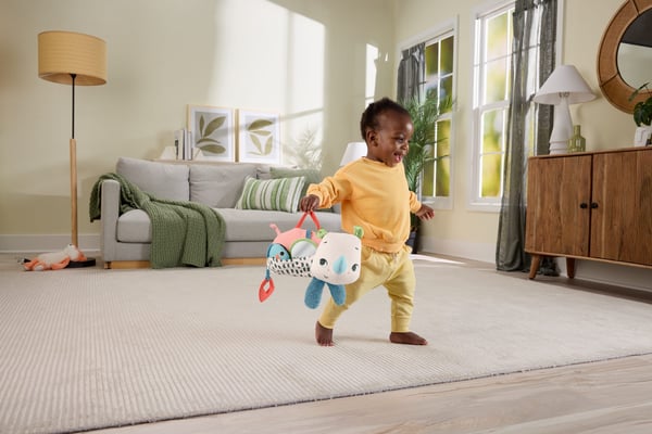 Fisher-Price Planet Friends Tummy Time Roaming Rhino, 0 vuosi/vuosia, Tuottaa ääntä, Kangas, Muovi, Monivärinen
