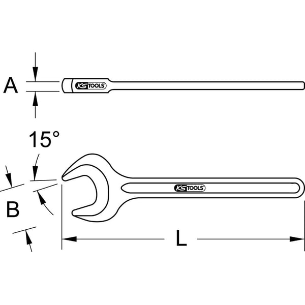 KS Tools 963.7239 9637239 Svensknøgle