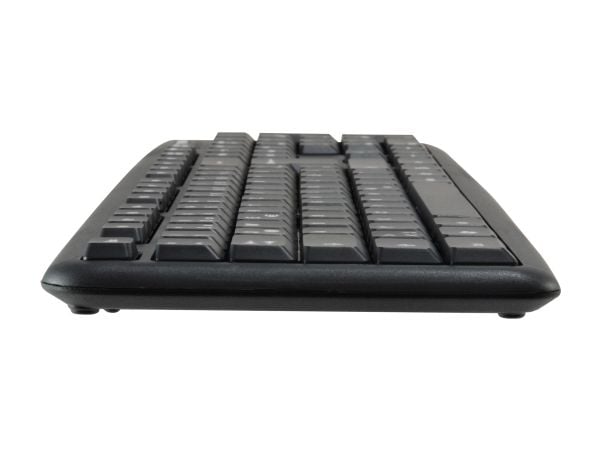 Equip 245203, Täysikokoinen (100 %), Langallinen, USB, QWERTY, Musta, Sisältää hiiren