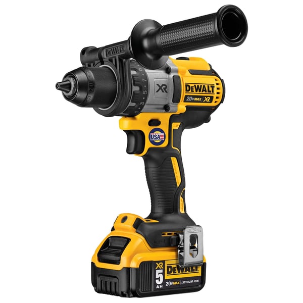 DEWALT DCD991P2-QW akkuporakone 18 V 95 Nm 3-vaihteinen, 2 kpl 5 Ah akkuja