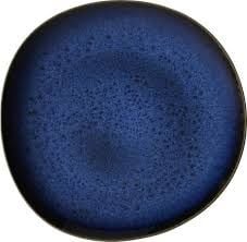 Villeroy & Boch Lave, Middagstallerken, Rund, Keramisk, Blå, 23 cm, 230 mm