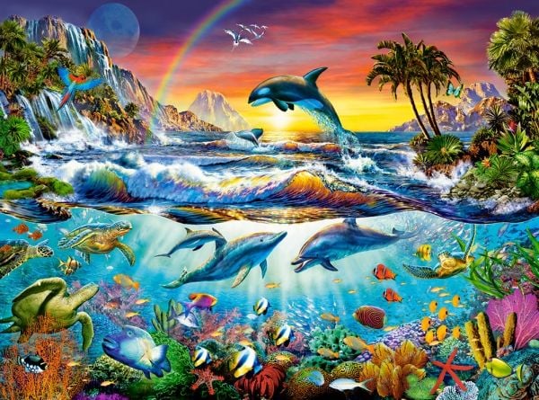Castorland C-300396 puslespill Hobby Panoramic Paradise Cove, 3000 brikker