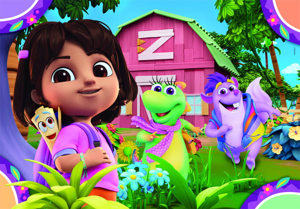 Clementoni Puslespil Dora The Explorer 2025, 2x20 brikker