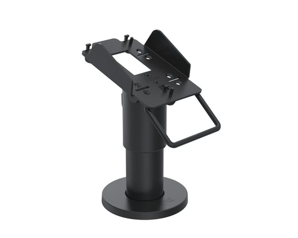 Ergonomic Solutions SpacePole Payment PAX402-D-MH-02, POS-montering, Svart, Metall, 210°, 10 - 70°, Pax