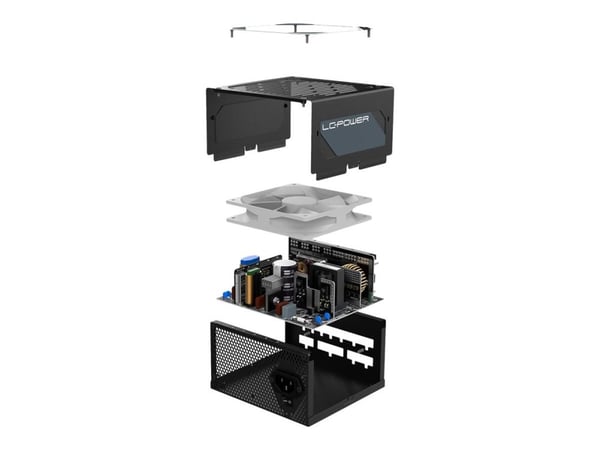 LC Power Super Silent Modular Series LC1000M V2.31 - Nätaggregat (intern) - ATX12V 2.31 - 80 PLUS Gold - AC 110-240 V - 1000 Watt - aktive PFC - ha...