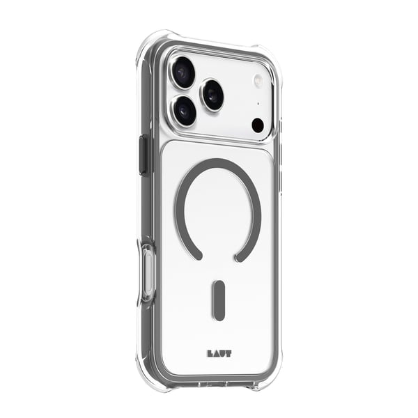 LAUT AERO PROTECT, Etui, Apple, iPhone 17 Pro Max, 17,5 cm (6.9"), Grå, Gjennomsiktig