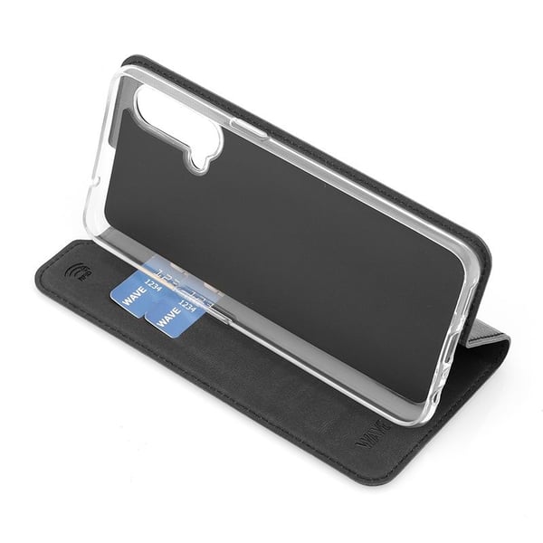 Wave WAVE-BC-OP-CE5G-BK Mobile Cover Folio Musta