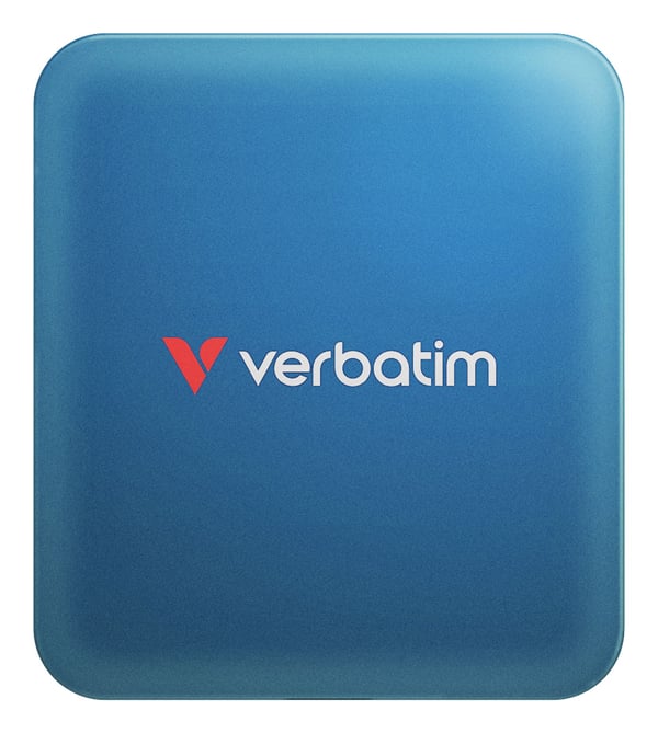 Verbatim SnapBack 32075 ulkoinen SSD-asema 1 TB USB 3.2 Gen 2x2, metallinsininen