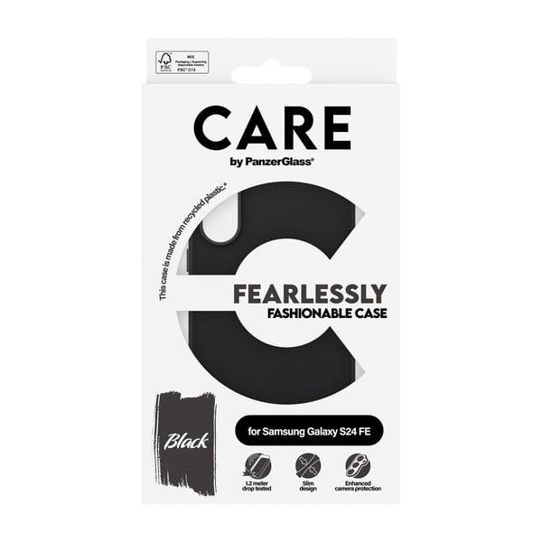 CARE by PanzerGlass Fearlessly - Bagsidecover til mobiltelefon - lajittelu - Samsung Galaxy S24 FE:lle