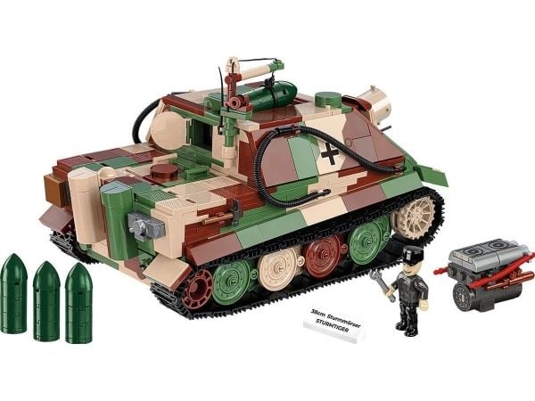 COBI 38 cm Sturmmörser Sturmtiger, Byggsats, 10 År, 1100 styck