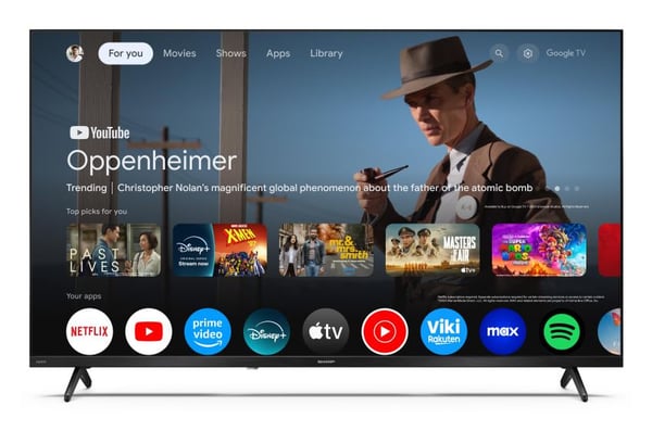 Sharp 40HF3265E, 101,6 cm (40"), 1920 x 1080 pikseliä, OLED, Älytelevisio, Wi-Fi, Musta