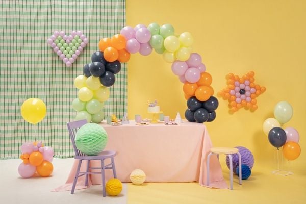 PartyDeco OBRU3-081BR, Rektangulär, Rosa, Bordsduk, inomhus, 180 x 300 cm, 1 styck