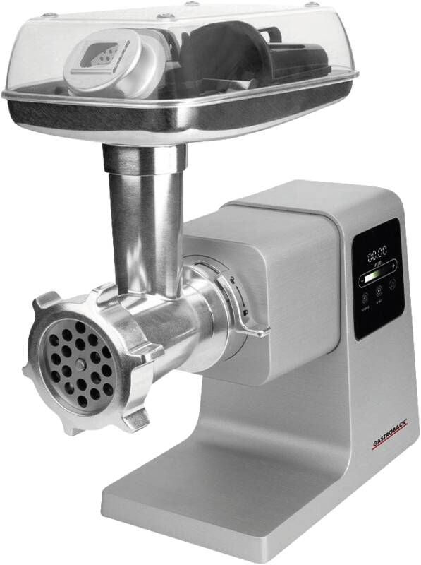 Gastroback 41410 lihamylly 600 W 6-in-1 Power Pro #10, ruostumaton teräs