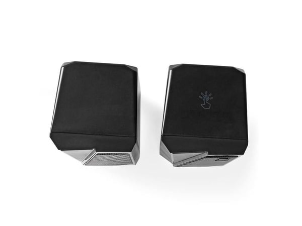 Nedis Gaming GSPR31020BK - Høyttalere - for PC - 2.0-kanal - 6 watt - svart