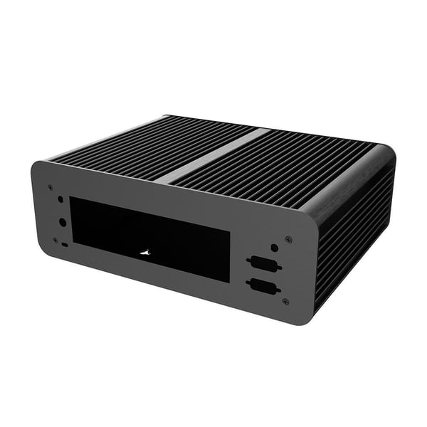 Akasa Euler MX Plus, aluminiumskoffert - Mini-ITX, svart