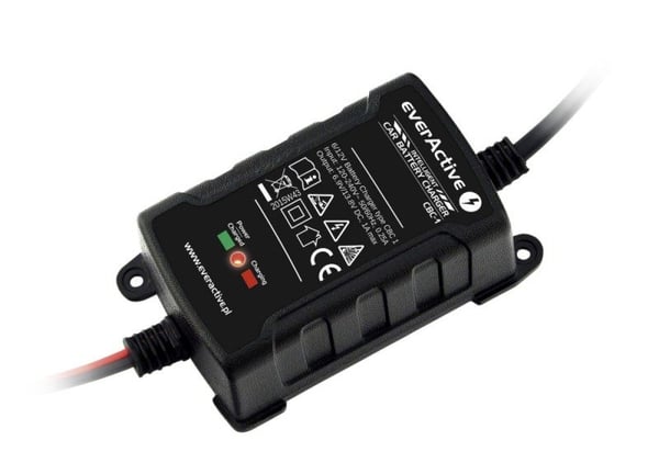 EverActive automatisk batteriladdare 6V/12V 1A (4995726)