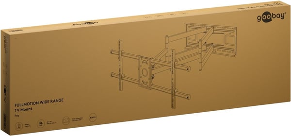Goobay 71197 TV-veggfeste 43-90" FULLMOTION (XL) 80 kg VESA 800x400 mm