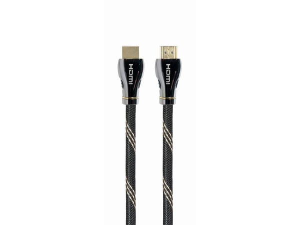 Gembird - Ultra High Speed - HDMI-kabel med Ethernet - HDMI hann til HDMI hann - 3 m - 8K-støtte