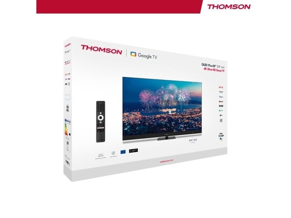 Thomson Q70 Series 55QG6C14 TV 55" QLED 4K Ultra HD, musta