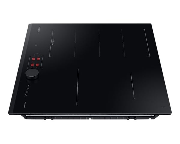 Samsung NZ64B6058GK, Sort, Innebygget, 59 cm, Sonebasert induksjon, Glass, 4 zone(s)