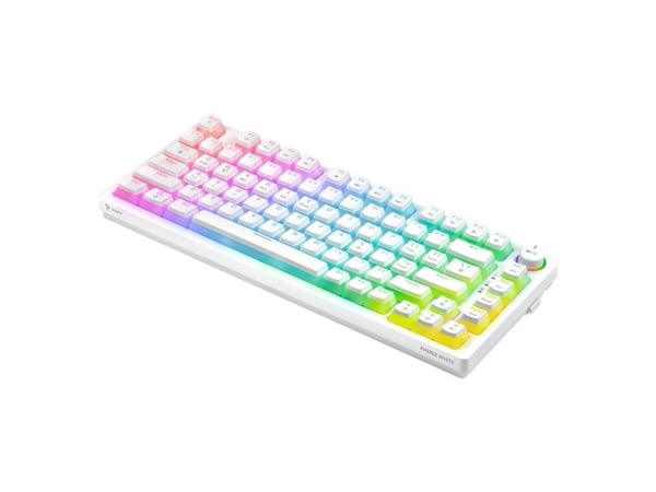 Savio Phenix WHITE GAT RED PUD-tastaturspill USB + Bluetooth QWERTY American International White