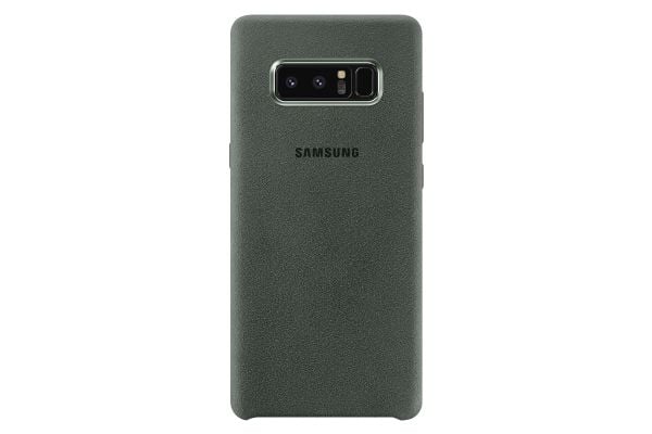 Samsung Alcantara Cover EF-XN950 - Matkapuhelimen takakuori - alcantara - khaki - Galaxy Note8:lle