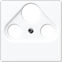 JUNG A 561 PLSAT WW, Valkoinen, Duroplast, JUNG, Satelliitti + TV + Radio, 1 kpl