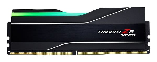 G.Skill Trident Z5 Neo RGB - DDR5 - modul - 32 GB - DIMM 288-pin - 5600 MT/s / PC5-44800 - CL46 - 1.10 V - ikke-bufret - on-die ECC - matt svart