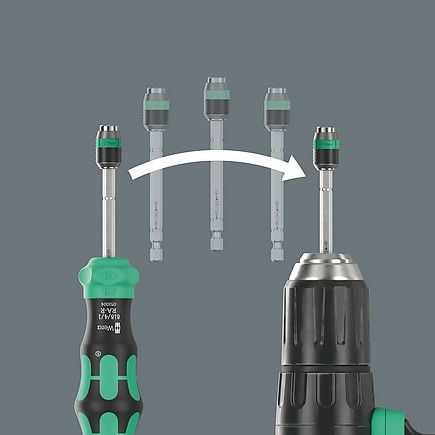 Wera Kraftform Kompakt 25 RA-R med väska